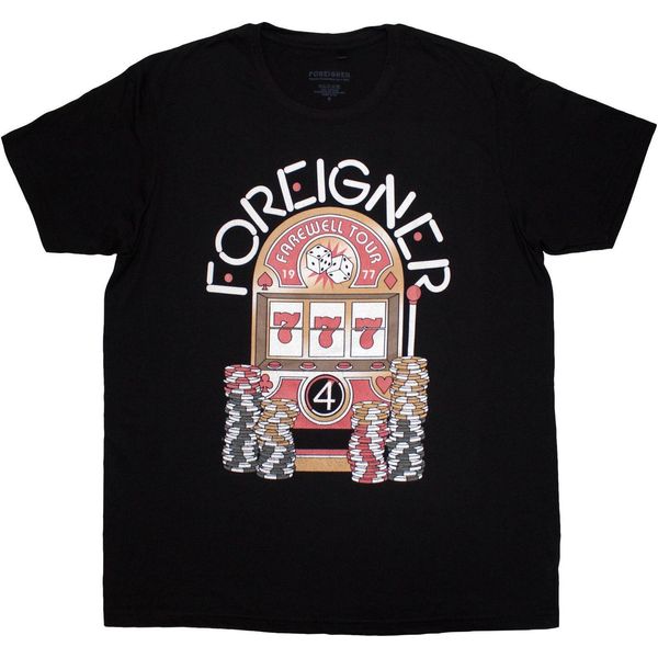 Foreigner - Maglietta "Farewell Tour"" Per Uomo/Donna Unisex RO12427 (S) (Nero)"-image