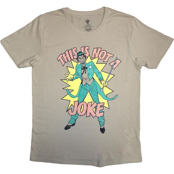 Dc Comics - Maglietta "This Is Not A Joke"" Per Bambini/Donne Unisex RO12924 (Xl) (Sabbia)"-image