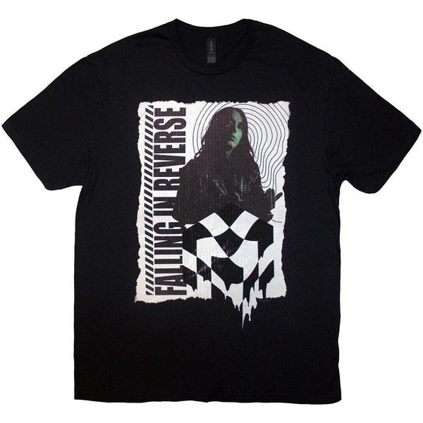 Falling In Reverse - Maglietta "21 Chequered"" Per Uomo/Donna Unisex RO13006 (Xxl) (Nero)"-image