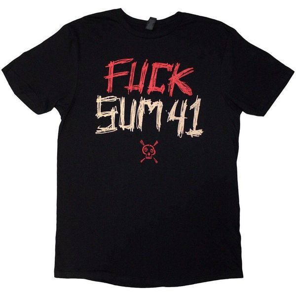 Sum 41 - Maglietta "Tour '24 Fuck Sum 41"" Per Uomo/Donna Unisex RO13031 (Xxl) (Nero)"-image