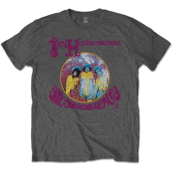 Jimi Hendrix - Maglietta "Are You Experienced"" Per Uomo/Donna Unisex RO13052 (M) (Grigio)"-image