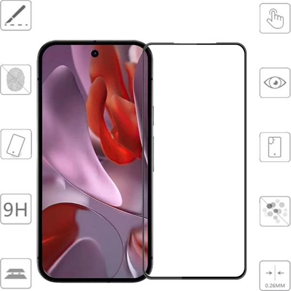Per Google Pixel 9A 2X 3D Premium Display Full Lcd H9 0,3 Mm Protezione Dello Schermo In Vetro Temperato-image