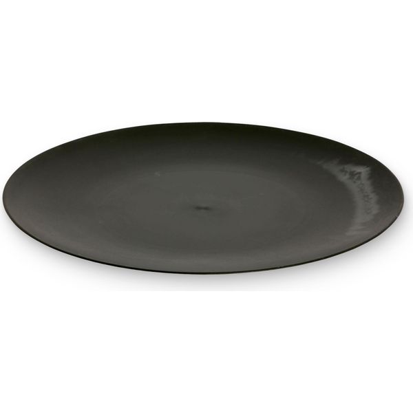 Piatto Decorativo Da 33 Cm In Nero Per Interni Ed Esterni-image