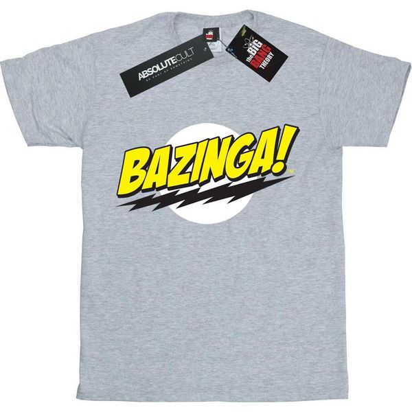 The Big Bang Theory - Maglietta "Bazinga"" Per Ragazzi BI1581 (152-158) (Grau)"-image