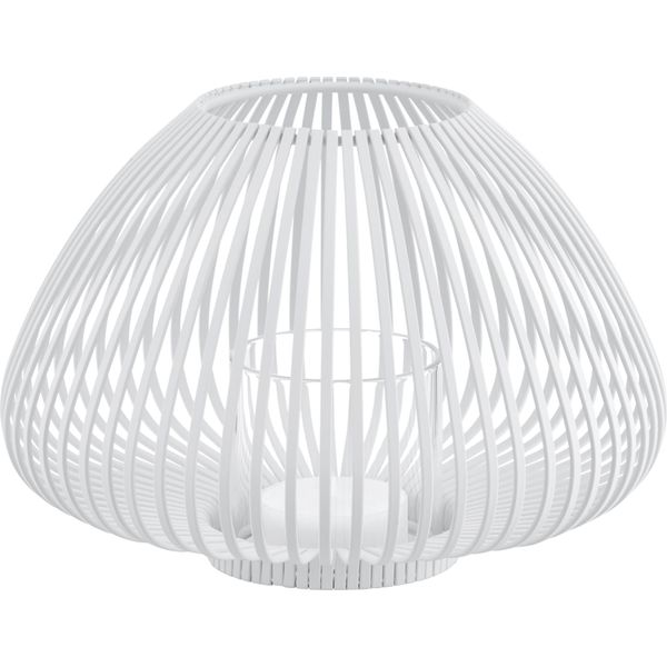 Lanterna Blomus Lyva Con Cilindro Di Vetro Bianco In Diverse Misure, Selezione:Lanterna Lyva - Misura S-image
