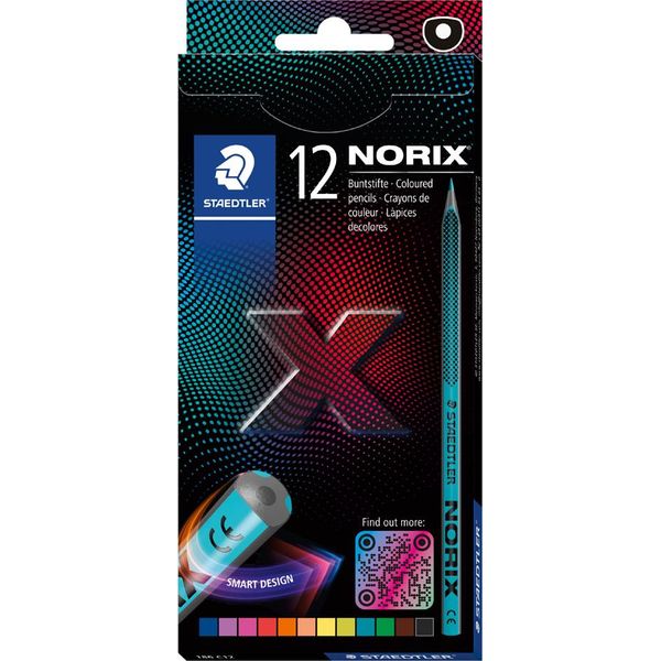 Matita Colorata Staedtler Norix 186 C12 186 C12 Colorata Assortita 12 Pz-image