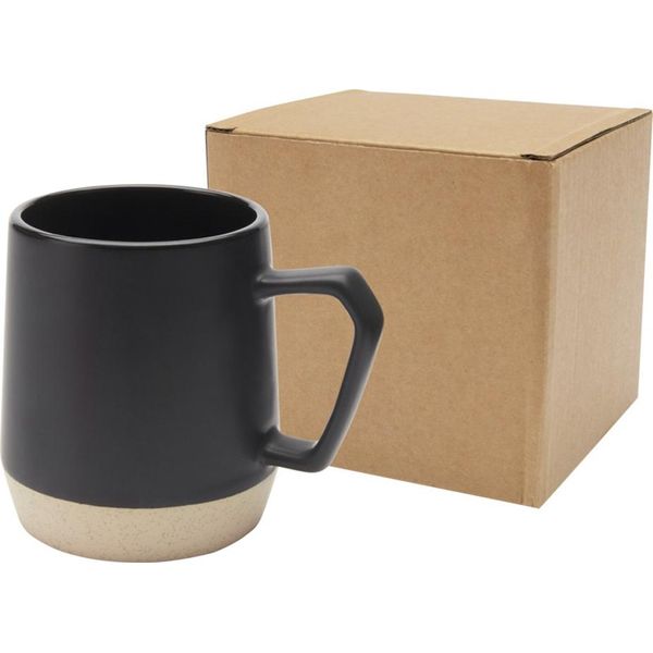 Tazza Da Caffè "Dolce"", Opaca, Ceramica, 300Ml PF4616 (Taglia Unica) (Nero)"-image