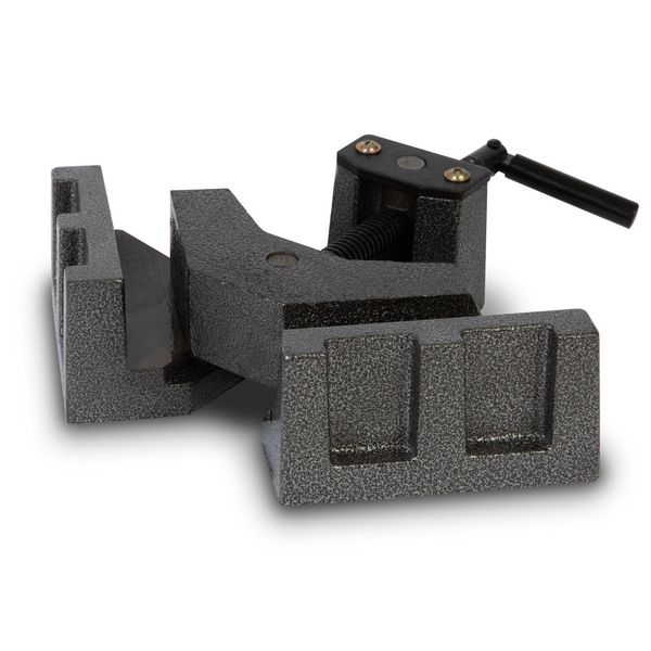 Morsa Angolare Eberth A 90 Gradi, Morsetto Angolare, Morsetto Angolare, Larghezza Ganasce 104 Mm, Larghezza Di Serraggio 60 Mm, Morsetto Angolare In Legno Massiccio-image