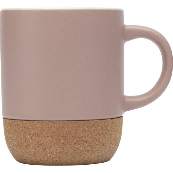 Tazza Da Caffè "Billie"", Sughero, Ceramica, 300Ml PF4649 (Taglia Unica) (Rosa-Grigio)"-image