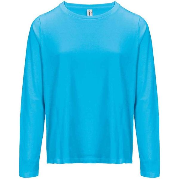 Sols - Maglietta "Monarch"" Da Donna A Manica Lunga PC7642 (Xl) (Blu Acqua)"-image