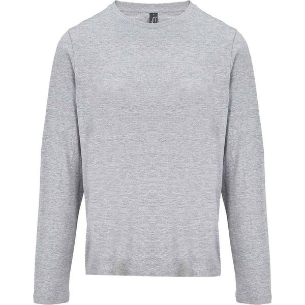 Sols - Maglietta "Monarch"" Da Donna Manica Lunga PC7642 (Xl) (Grigio Screziato)"-image