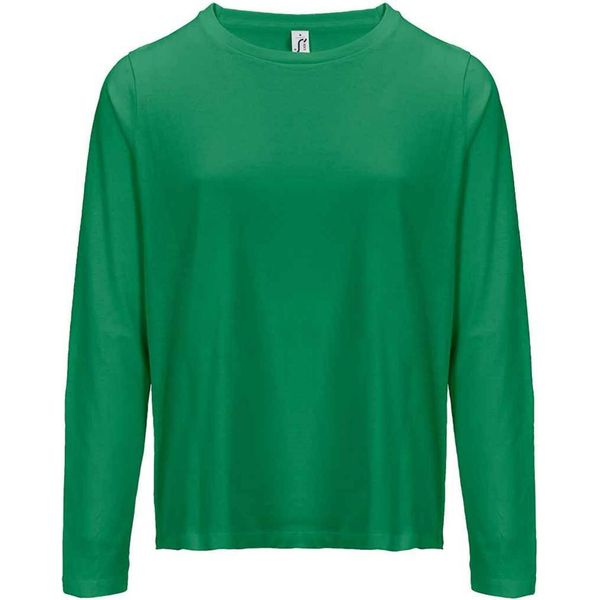 Sols - Maglietta "Monarch"" Da Donna A Maniche Lunghe PC7642 (Xxl) (Verde Irlandese)"-image