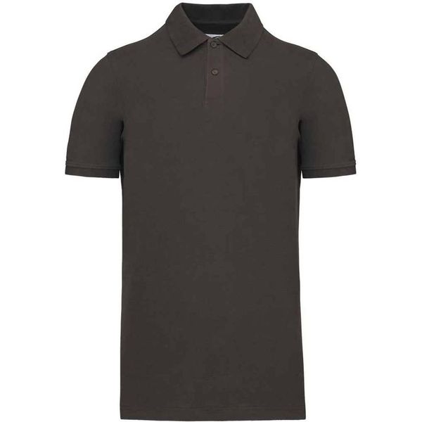 Kariban - Poloshirt In Cotone Organico Da Uomo PC7651 (M) (Grigio Scuro)-image