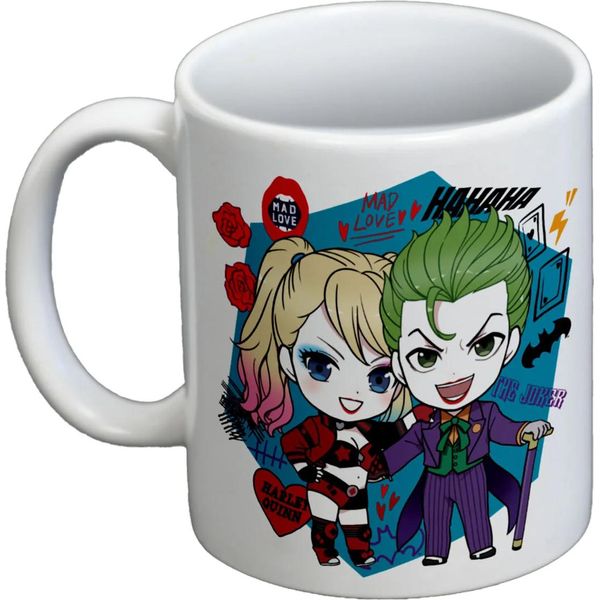 Batman - Tazza Da Caffè PM11305 (Taglia Unica) (Bianco/Colorato)-image