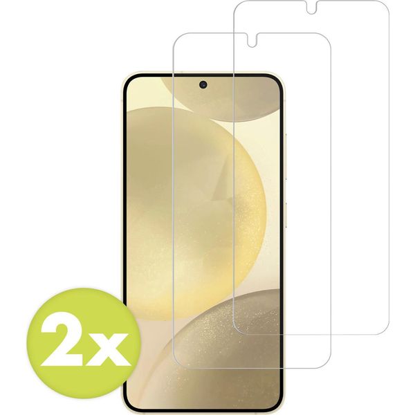 Samsung Galaxy S24 Plus, Samsung Galaxy S25 Plus Pellicola Protettiva: Pellicola Protettiva In Vetro Accezz 2 Pack - Trasparente-image