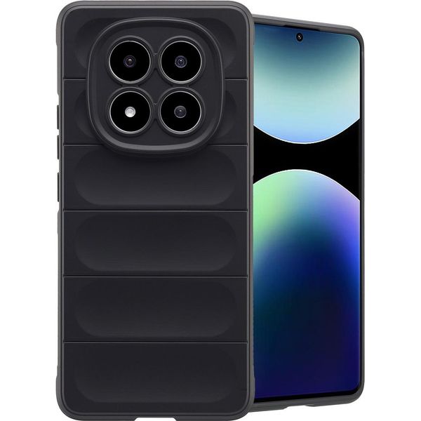 Xiaomi Redmi Note 14 Pro Plus Cover - Silicone - Imoshion Custodia Morbida/Copertura Posteriore - Nero-image