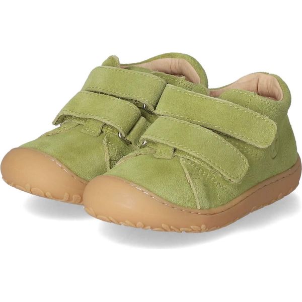 Bisgaard Scarpe Da Bambino Con Velcro Hale V In Pelle Scamosciata Verde Taglia:23-image