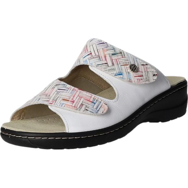 Hickersberger Milano Scarpe Da Donna Muli Plantare Bianco Tempo Libero, Numero Di Scarpe: 41 Eu-image