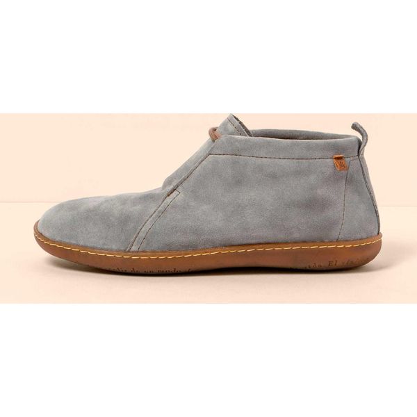 Stivale Allacciato El Naturalista N5290 Silk Suede Blue/ El Viajero Colore Blu-image