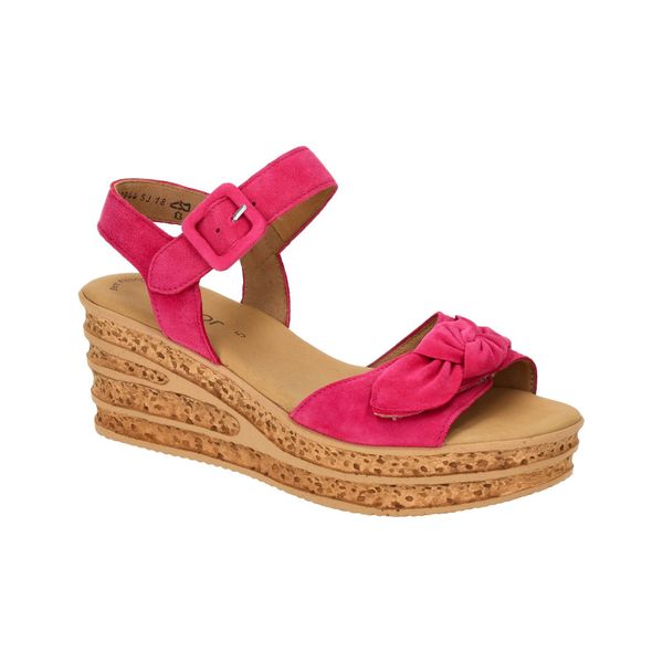 Gabor 64.653 Sandaletto Da Donna - Sandali Con Cinturino Rosa Elegante Nuovo-image