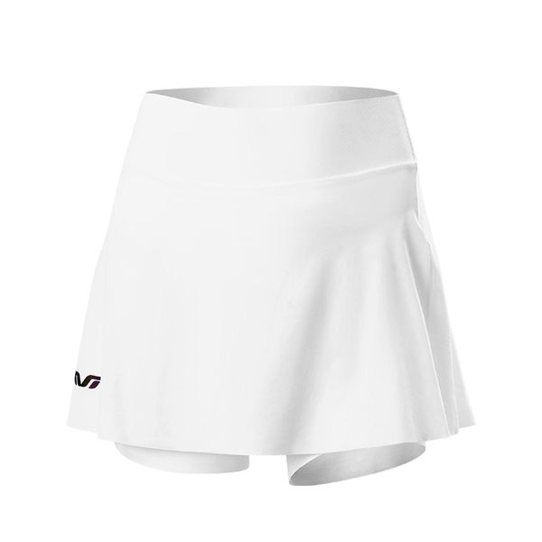 Rockbros Tvi Gonna Da Ciclismo Pantaloncini Da Ciclismo Da Donna 2 In 1 Con Tasca, Bianco, M-image