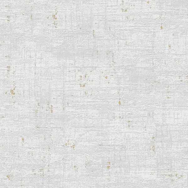 Profhome 396573-GU Spachtel Putz Carta Da Parati In Tessuto Non Tessuto Texture Grigio Metallizzato Oro 5,33 M2-image