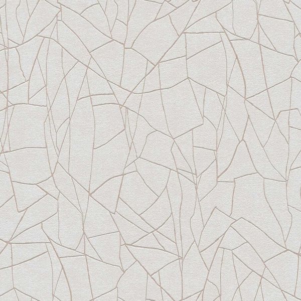 Profhome 399341-GU Carta Da Parati Grafica In Tessuto Non Tessuto Astratta Grigio Scintillante Bianco 5,33 M2-image