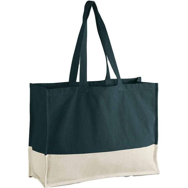 Westford Mill - Borsa "Earthaware"", Contrasto PC7608 (Taglia Unica) (Blu Scuro/Naturale)"-image