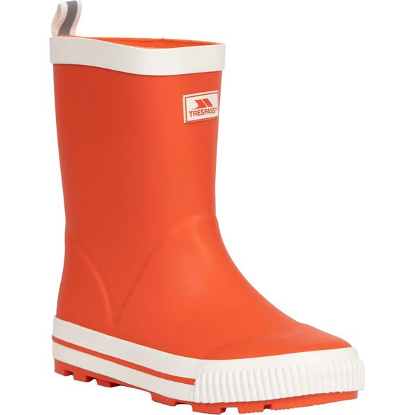 Trespass - Stivali Di Gomma Per Bambini "Sammy"" TP6824 (34 Eu) (Rosso Papavero)"-image