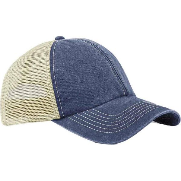 Beechfield - Cappello Trucker 6 Segmenti PC7674 (Taglia Unica) (Denim/Colore Pietra)-image