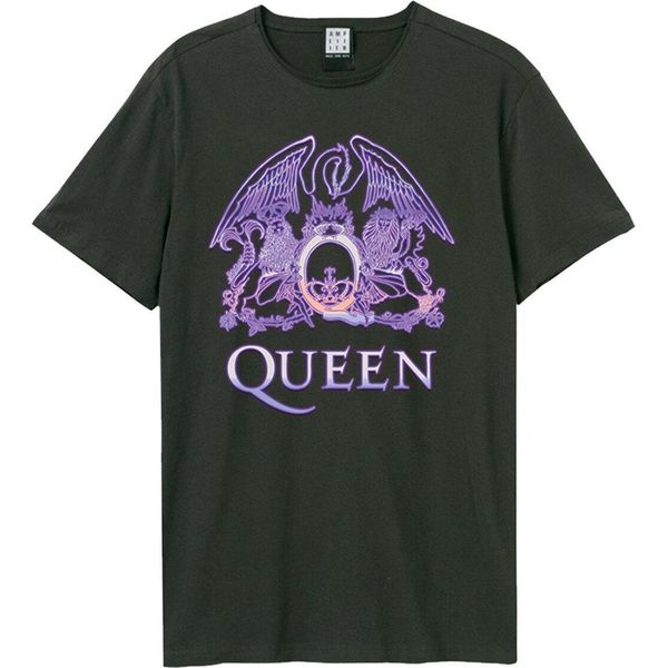 Amplified - Maglietta "Neon Sign"" Per Uomo/Donna Unisex GD2231 (Xs) (Charcoal)"-image