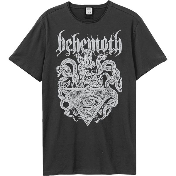 Amplified - Maglietta "Death Crest"" Per Uomo/Donna Unisex GD2246 (M) (Charcoal)"-image