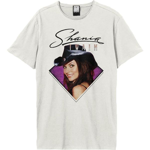 Amplified - Maglietta "Face"" Per Uomo/Donna Unisex GD2250 (Xxl) (Bianco Sporco)"-image