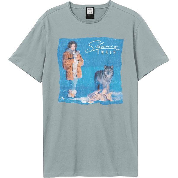 Amplified - Maglietta "Wolf"" Per Uomo/Donna Unisex GD2248 (Xxl) (Strano Blu)"-image