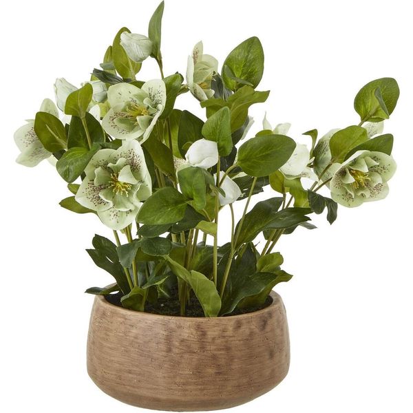 Hill Interiors - Pianta Artificiale In Vaso HI5002 (85 Cm X 52 Cm X 52 Cm) (Verde/Blu-Verde)-image