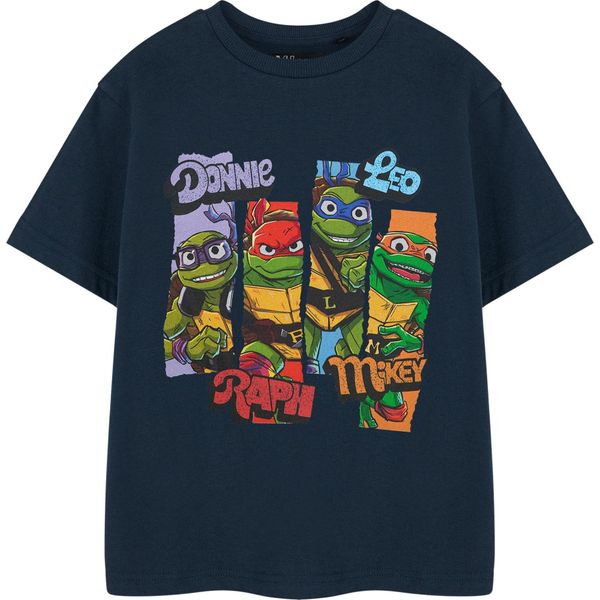 Teenage Mutant Ninja Turtles - Maglietta A Maniche Corte Da Ragazzo NS8777 (158-164) (Blu Navy)-image