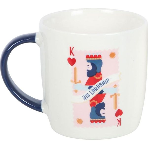 Something Different - Tazza Da Caffè "Sua Signoria"", Carte Da Gioco SD6867 (Taglia Unica) (Bianco/Rosso/Blu)"-image