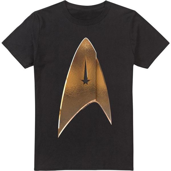Star Trek: Discovery - Maglietta "Command Shield"" Da Uomo TV5531 (5XL) (Nero)"-image
