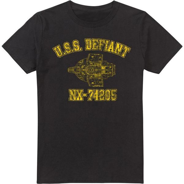 Star Trek - Maglietta "Defiant Athletic"" Da Uomo TV5552 (Xl) (Nero)"-image