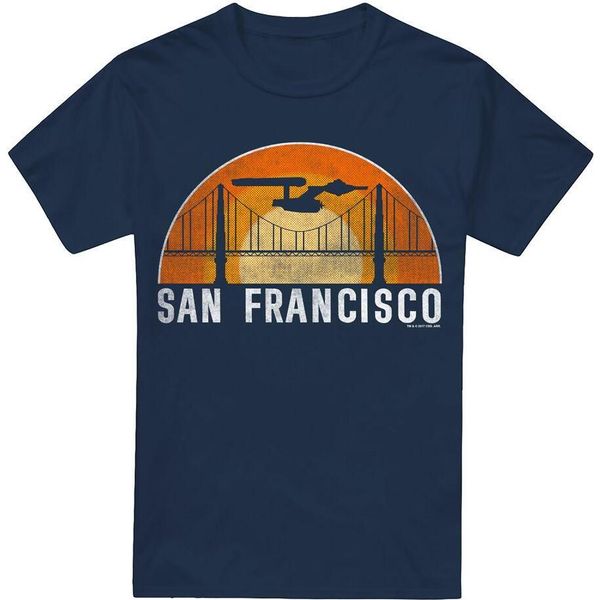 Star Trek - Maglietta "San Francisco Trek"" Da Uomo TV5560 (L) (Blu Navy)"-image