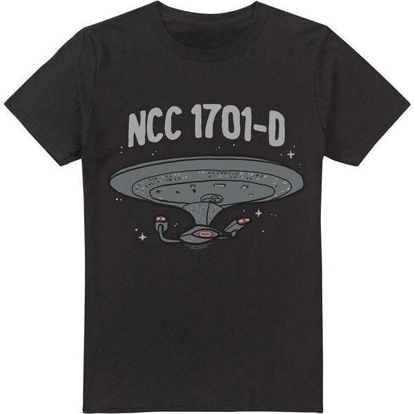 Star Trek - Maglietta "The Next Generation"" Da Uomo TV5643 (3XL) (Nero)"-image