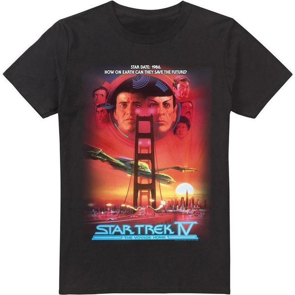 Star Trek - Maglietta "The Voyage Home"" Da Uomo TV5807 (S) (Nero)"-image