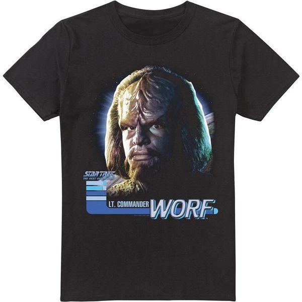 Maglietta Star Trek - "The Next Generation"" Da Uomo TV5866 (5XL) (Nero)"-image