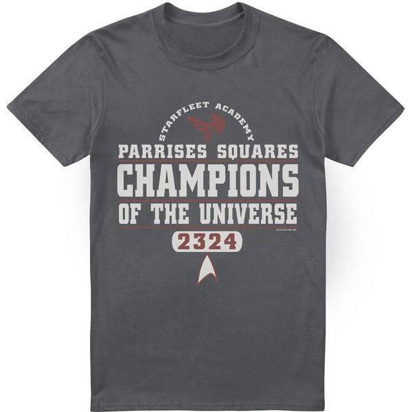 Star Trek - Maglietta "Champions"" Da Uomo TV5941 (Xl) (Charcoal)"-image