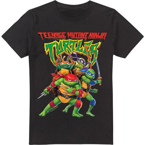 Teenage Mutant Ninja Turtles - Maglietta "Mutant Mayhem"" Da Uomo TV6395 (Xl) (Nero)"-image