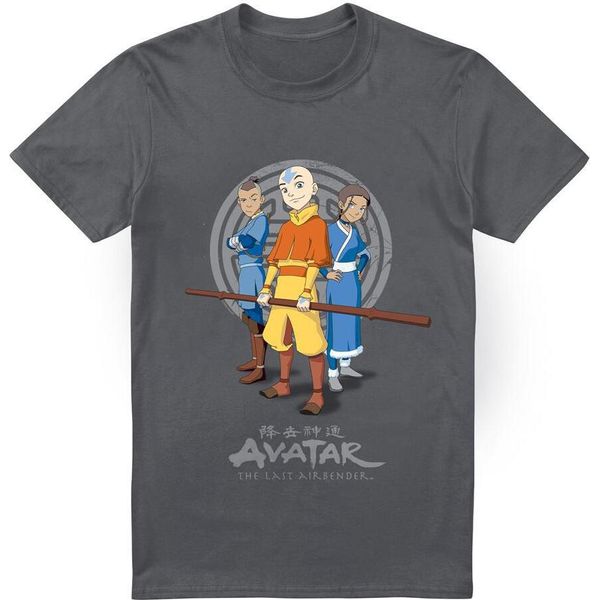 Avatar: The Last Airbender - Maglietta "Team Avatar"" Per Uomo TV6546 (M) (Charcoal)"-image
