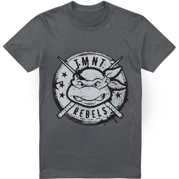 Teenage Mutant Ninja Turtles - Maglietta "Rebels"" Da Uomo TV6567 (Xl) (Charcoal)"-image