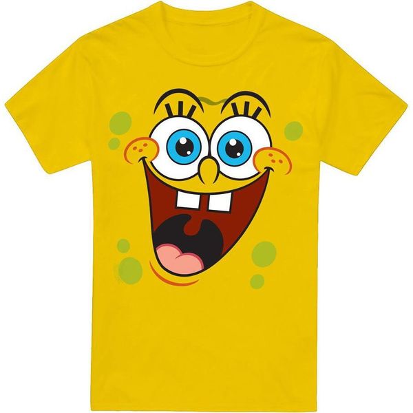 Spongebob Squarepants - Maglietta "Surprise"" Da Uomo TV6583 (3XL) (Giallo)"-image