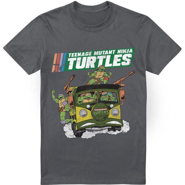 Teenage Mutant Ninja Turtles - T-Shirt Da Uomo TV6677 (L) (Charcoal)-image