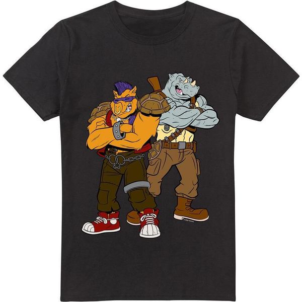 Teenage Mutant Ninja Turtles - Maglietta Da Uomo TV6679 (Xl) (Nero)-image
